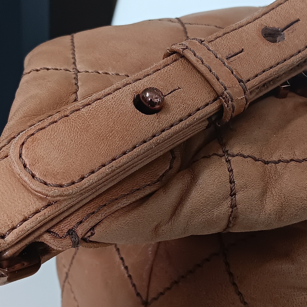 ✨️Chanel Vintage Hobo Cloudy Beige Lambskin Bag - Picture 17 of 17